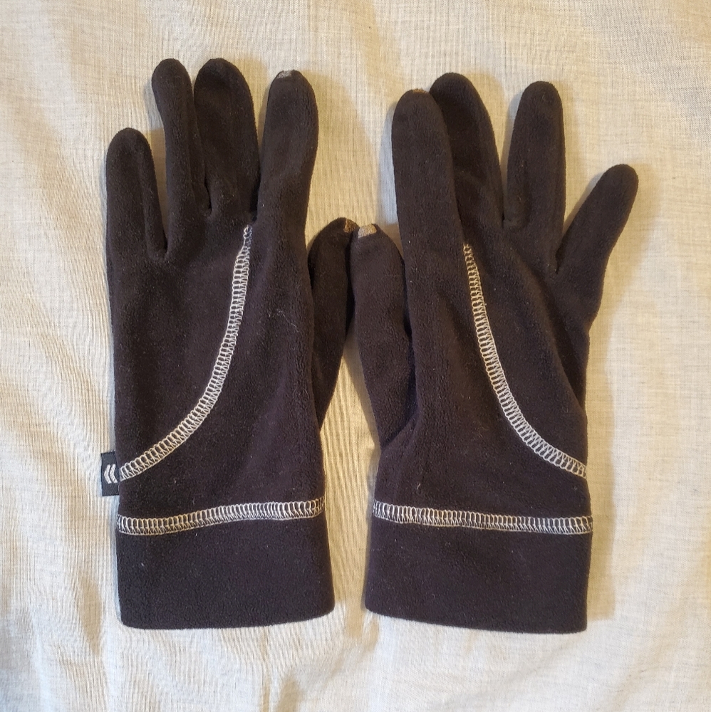 (10/$15) black fleece gloves